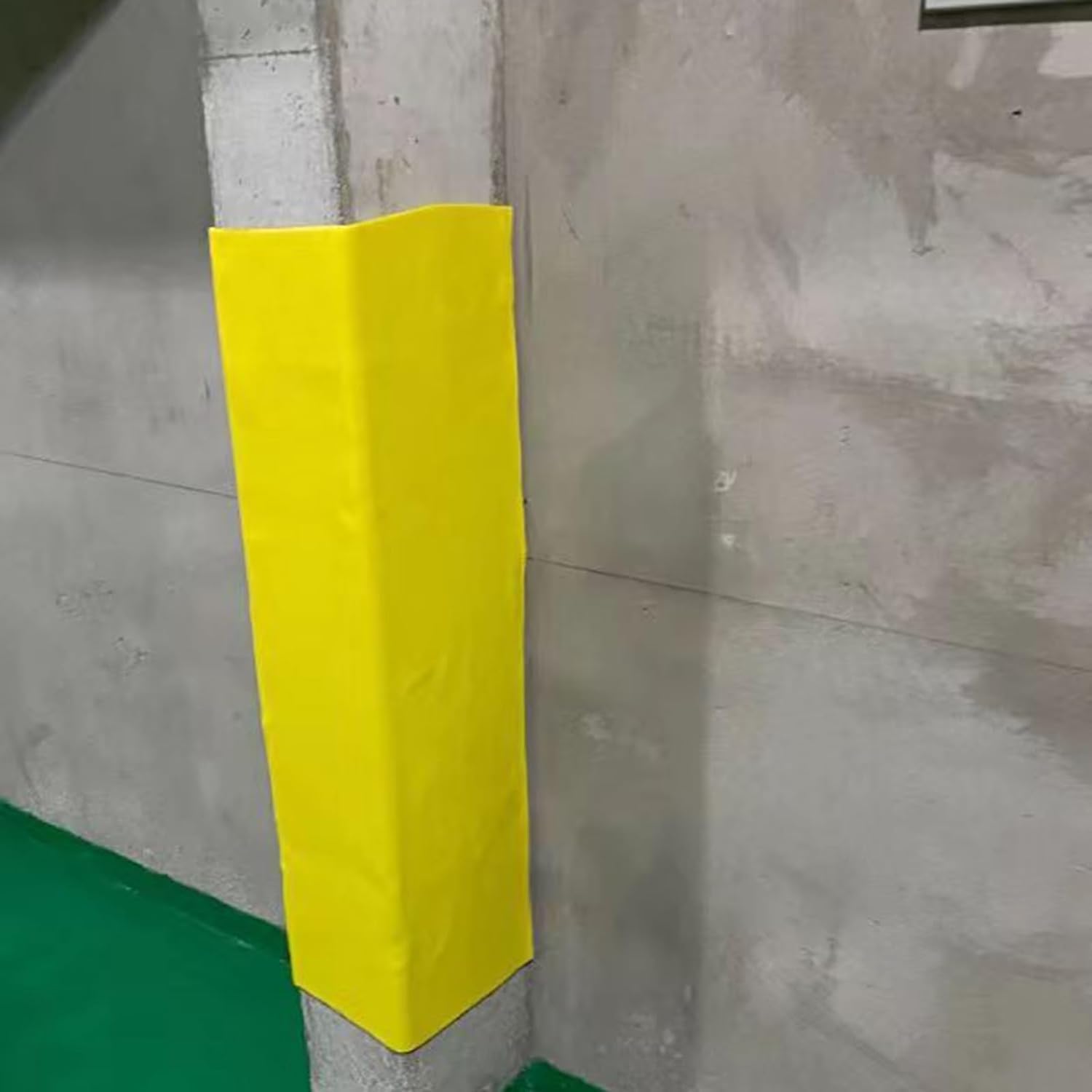 Narożnik ścienny ochraniacz na ścianę garażu do cięcia, pogrubiony magazyn mebli, piankowa osłona kolumny narożnej, garaż, żółty, 1,2 x 3 m