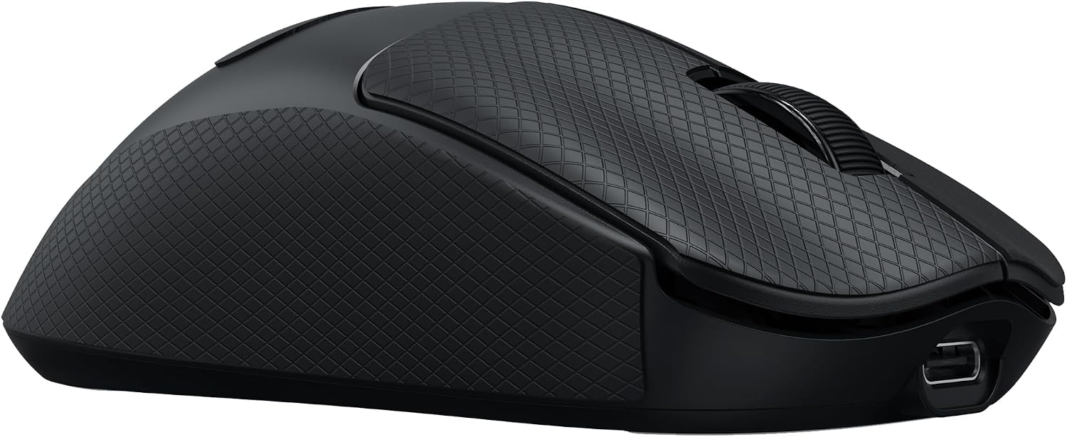 ATTACK SHARK F1 Air Lightweight Wireless Gaming Mouse, Grip Tape - Black