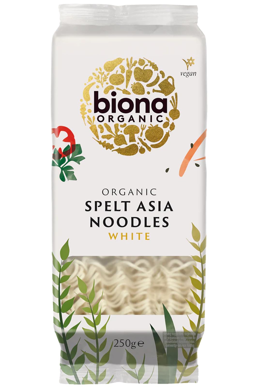 Biona Spelt Asia Noodles Organic, 250 gm