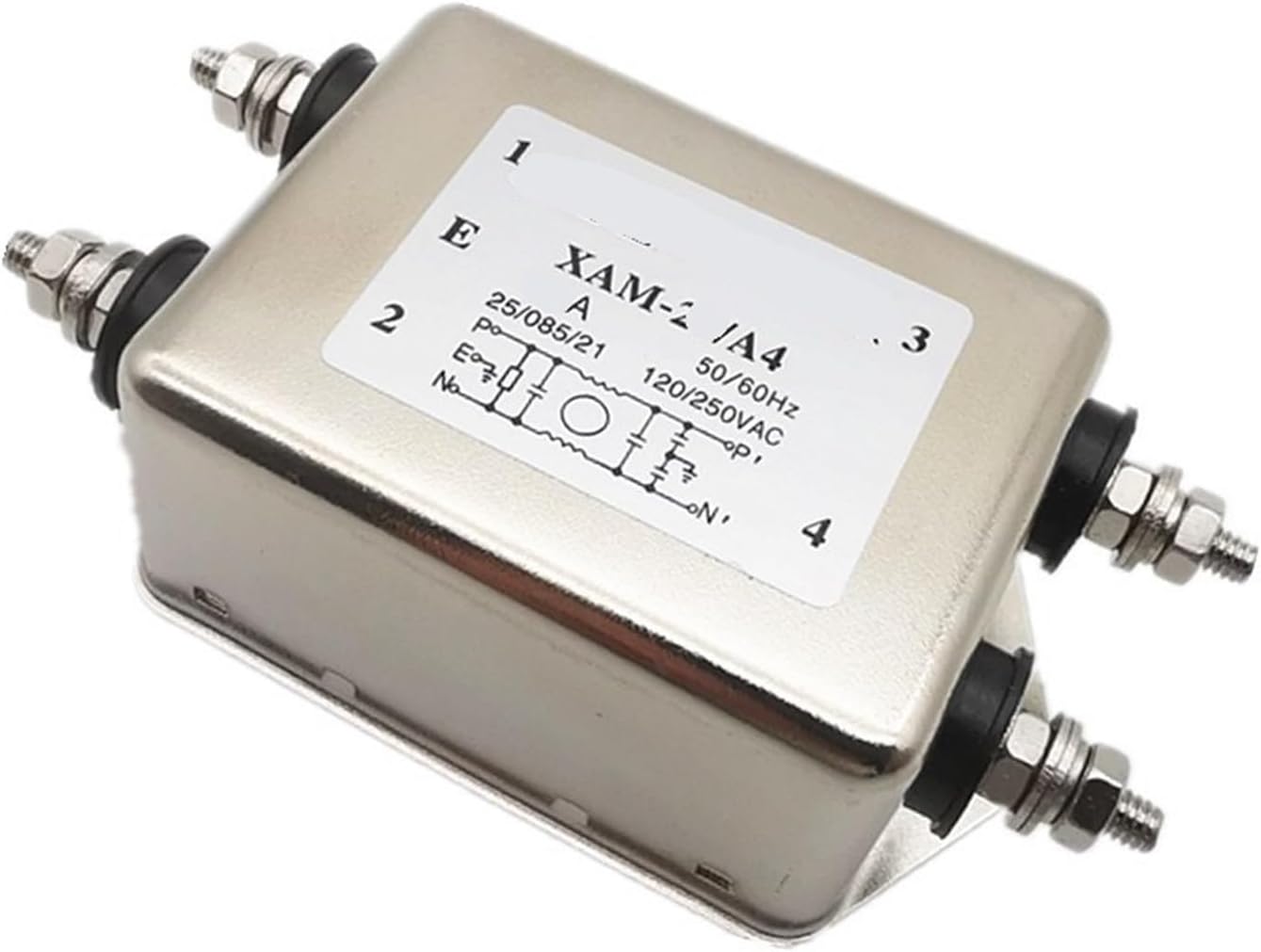 Power Filter Single Phase AC 220V 10A 20A electromagnetic Anti-Interference XAM-20A(XAM-10-A4)