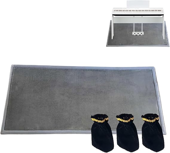 Soundproof Rug for Piano, Piano Carpet Protector/Sound Dampening Carpet/Acoustic