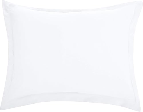 Miniatura 8 de TiendaBasics Juego de funda de edredón de microfibra ligera con cierre de cremallera, tamaño King, color blanco brillante, paquete de 4