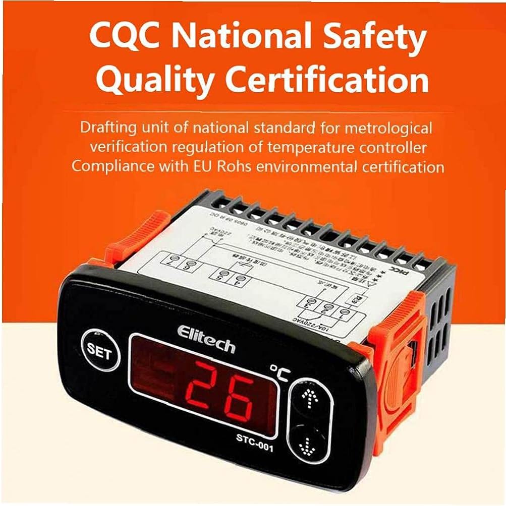 Elitech STC-001 CQC National Safety Quality Certification