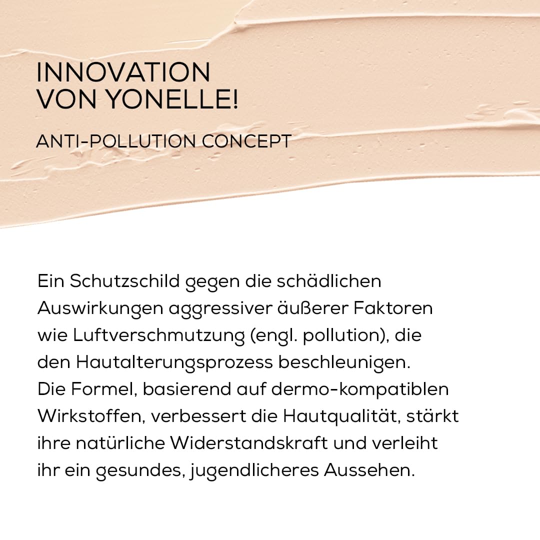 YONELLE CC Cream LSF 10, getönte Anti-Aging Tagescreme, 50 ml, 2 Neutral | Hyaluron, Peptide, Biopigmente, Feuchtigkeit, getönte Tagescreme Gesicht reife & sensible Haut, ohne Maskeneffekt