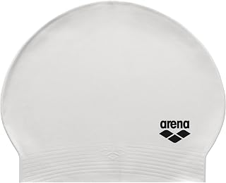 Arena Soft Latex II Unisex Swim Cap - Durable Elastic Fit for Long Hair, Intensive Training, FINA Approved