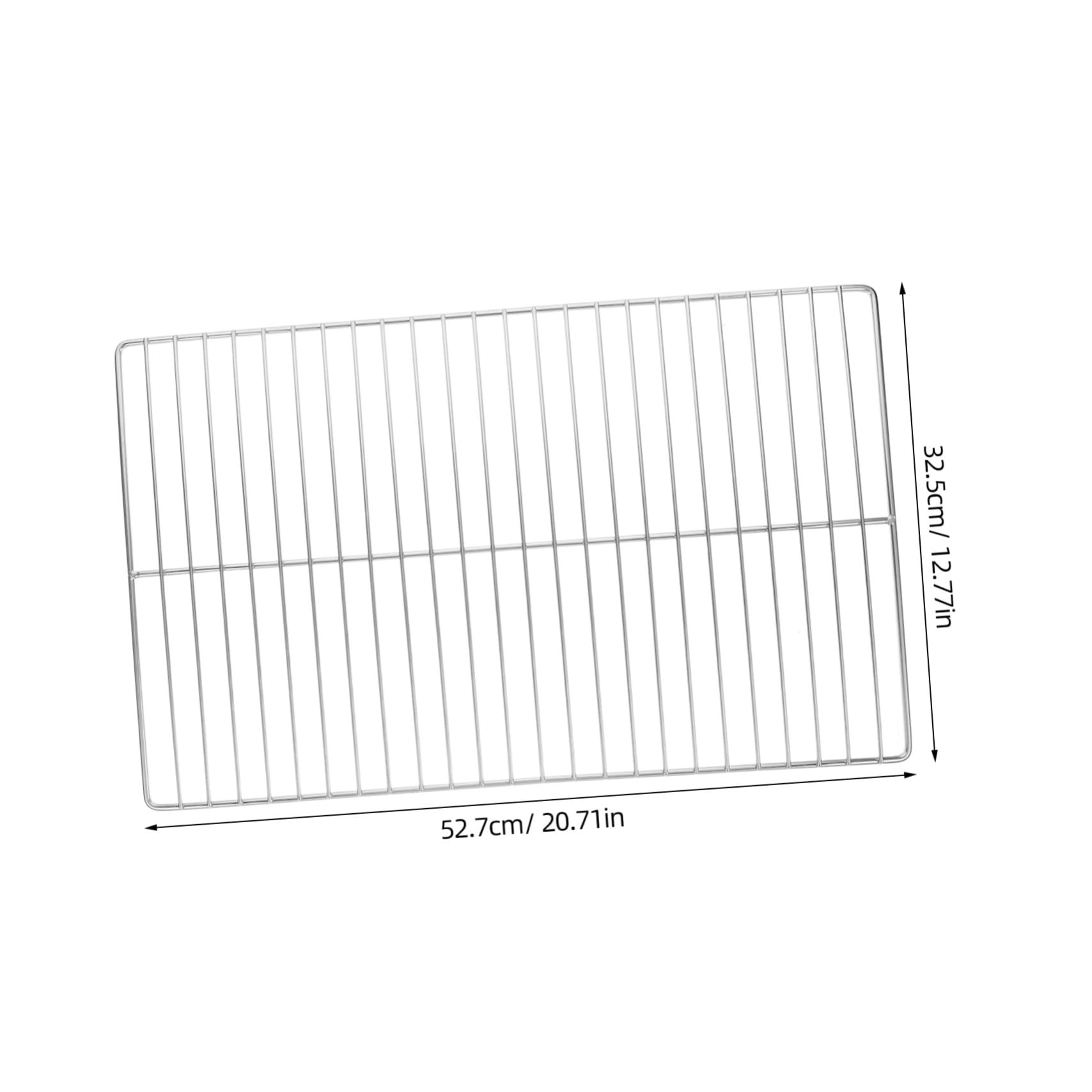 Griglia di ricambio per barbecue in acciaio inox, rete per cucinare all'aperto, distribuzione uniforme del calore, versatile griglia per barbecue per carne, verdure, pesce e altro ancora