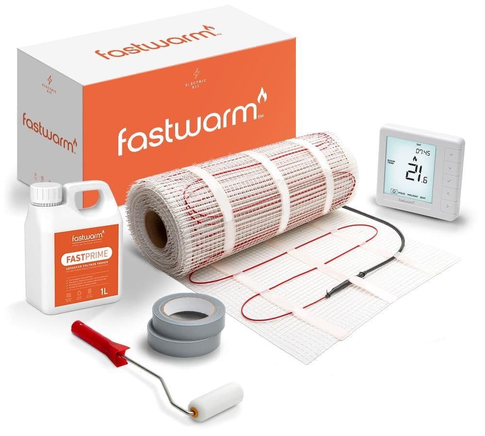 Fastwarm 200W Electric Underfloor Heating Sticky Mat Kit โ image 1