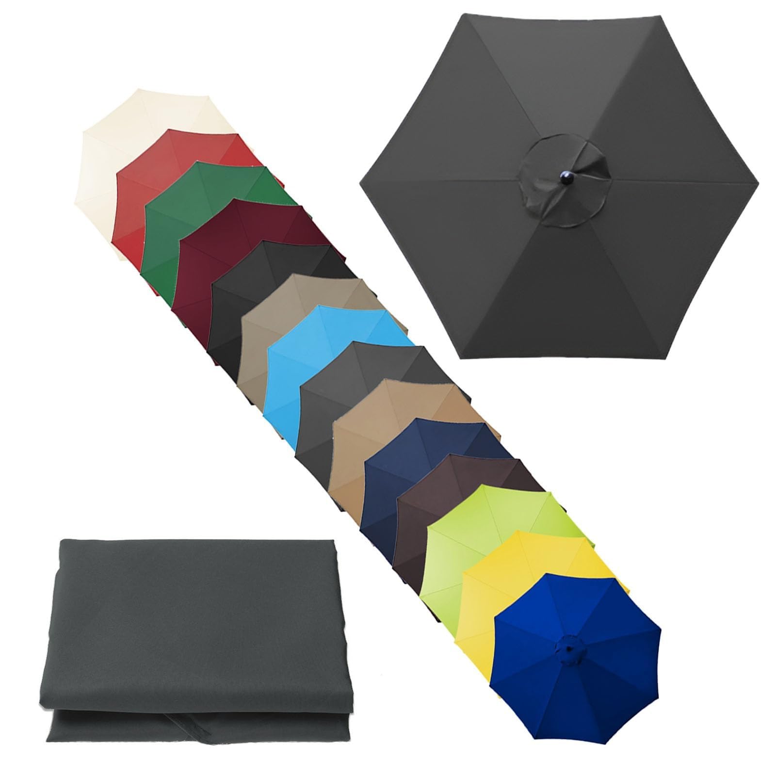 Replacement Canopy Patio Umbrella - Umbrella Canopy Cloth Replacement Top Canopy for Umbrella