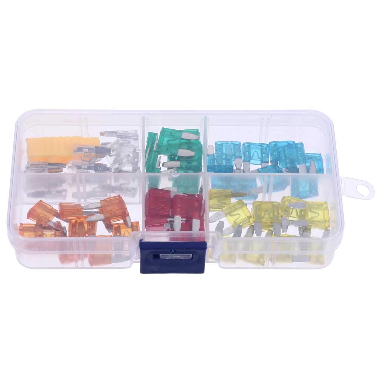 120pcs Iron Car Fuses Assortment Kit Auto Fuses for Truck Easy Replacement Insert for Auto Parts