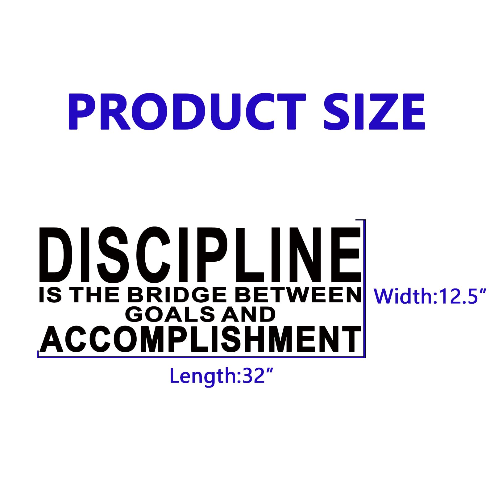 Inspirational Quotes Wall Decals for Office: Gym Motivational Positive Vinyl Art Wall Stickers for Bedroom Classroom School - Image 3
