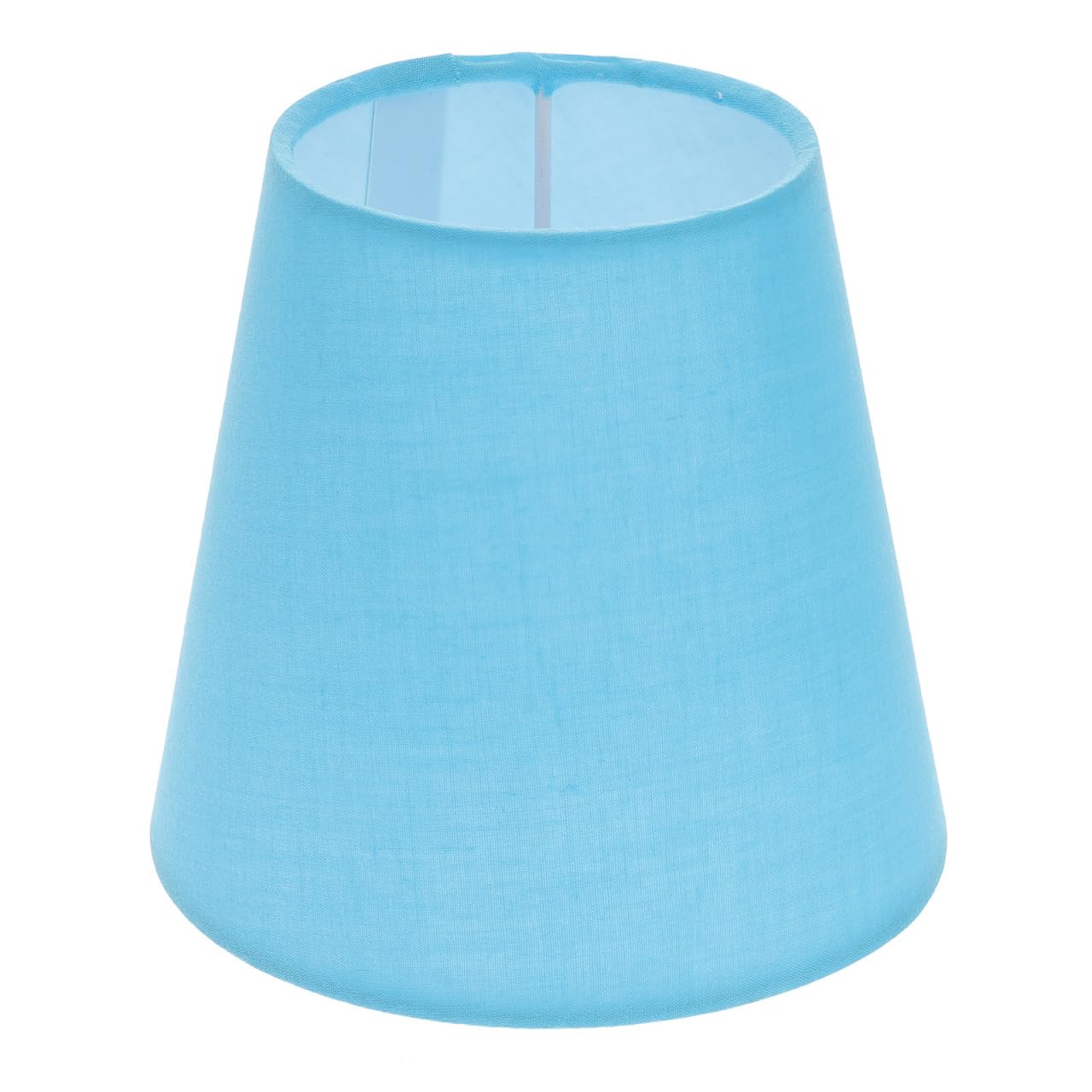 Pink Lampshade, Replacement Drum Shade for Chandelier, Mini Linen for Hanging Table, Floor or Ceiling, 13cm D x 14H (Sky Blue)