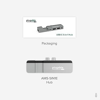 値下げ! 14-In-1 USB Type C Hub for MacBook Amazon.com: Plugable 5-in-1 USB C Hub Multiport Adapter for