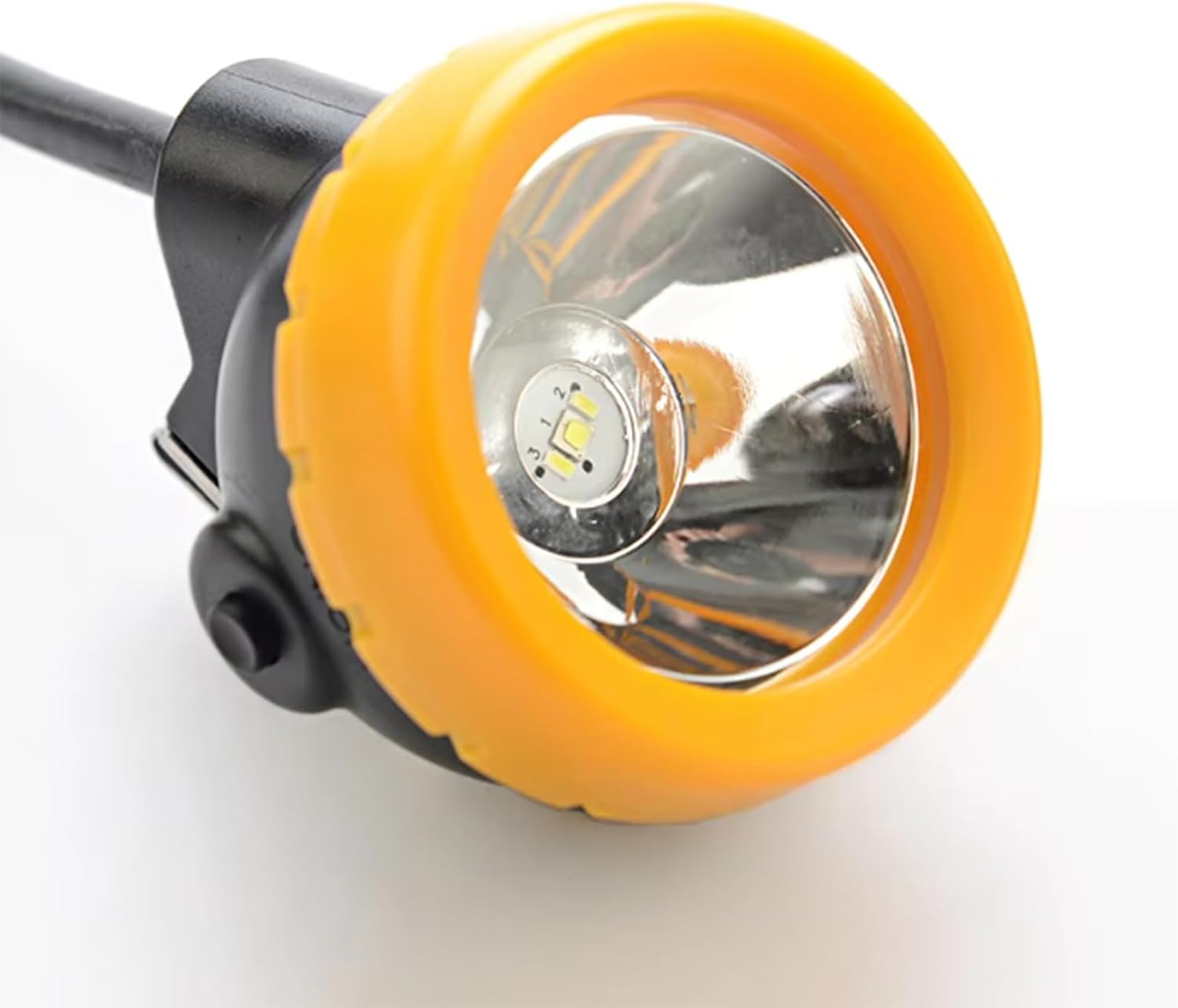 Rechargeable Cordless LED Mining Headlamp - Safety Explosion-Proof Cap Lamp for Coal Miners & Tunnel Projects - Bright, Durable, Lightweight Design