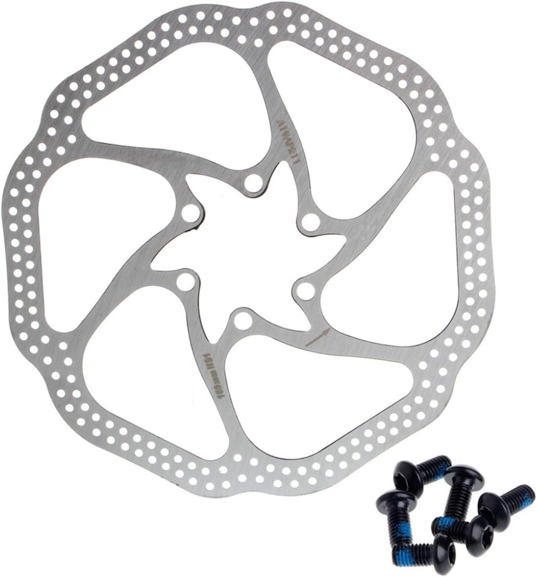 HemeraPhit Mountain Bike 160mm Rotor/ 180mm Rotor Bicycle Disc Brake Rotors with Bolts (160mm)