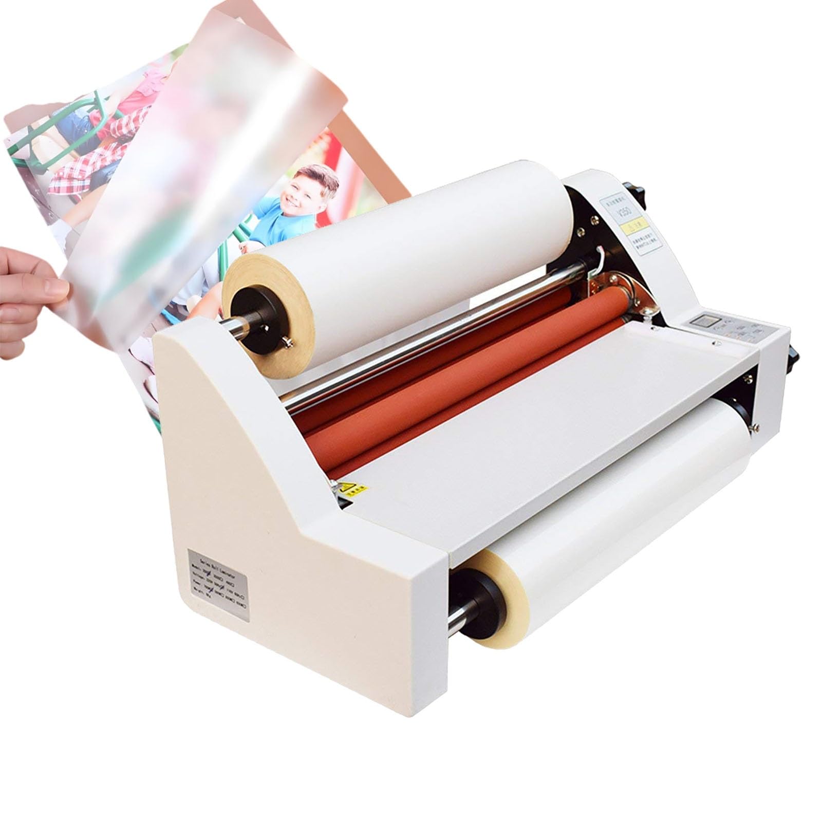 Laminator do prezentacji biurowych, laminator rolkowy na zimno i gorąco z jednostronną i dwustronną laminacją termiczną