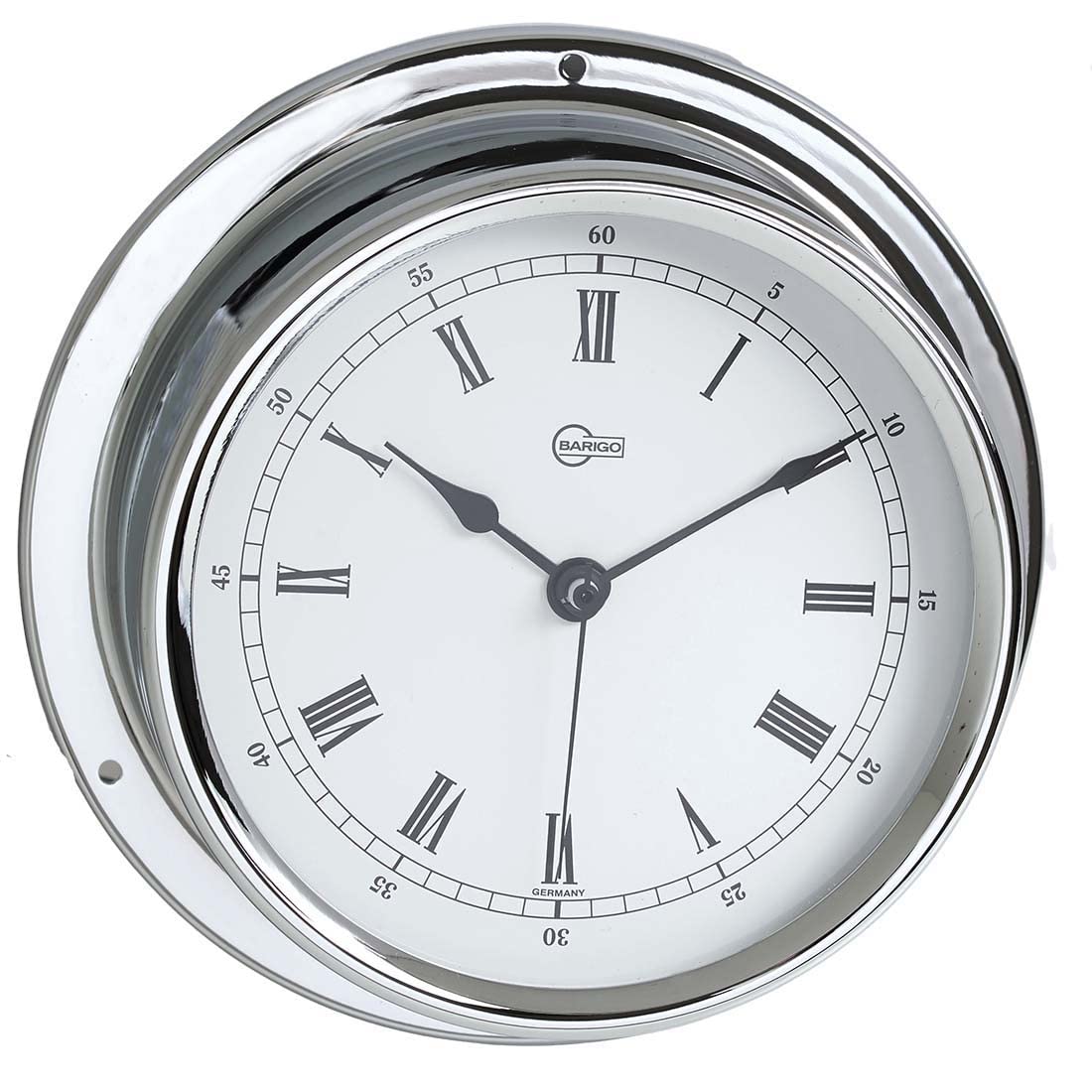 Barigo Regatta 684cr Schiffsuhr Chrom römisch 120mm