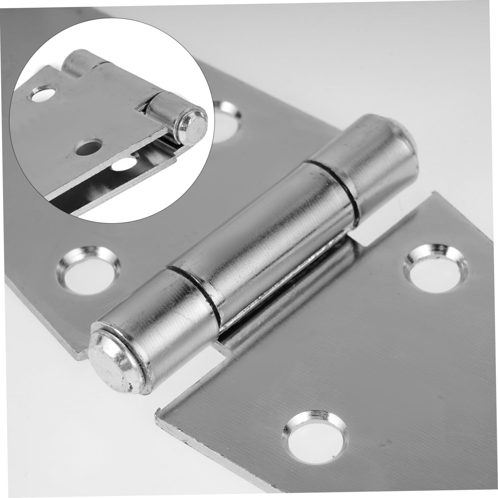 Cerniere per Cancelli a Cinghia 200 MM in Acciaio Zincato per Porte di Capannoni e Armadi Kit Doppio per Uso Esterno