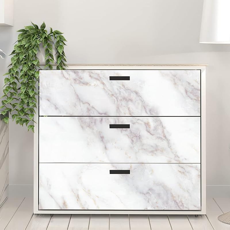 Arthome fehér márvány öntapadós fólia 44cm x 3m bútor dekorációhoz