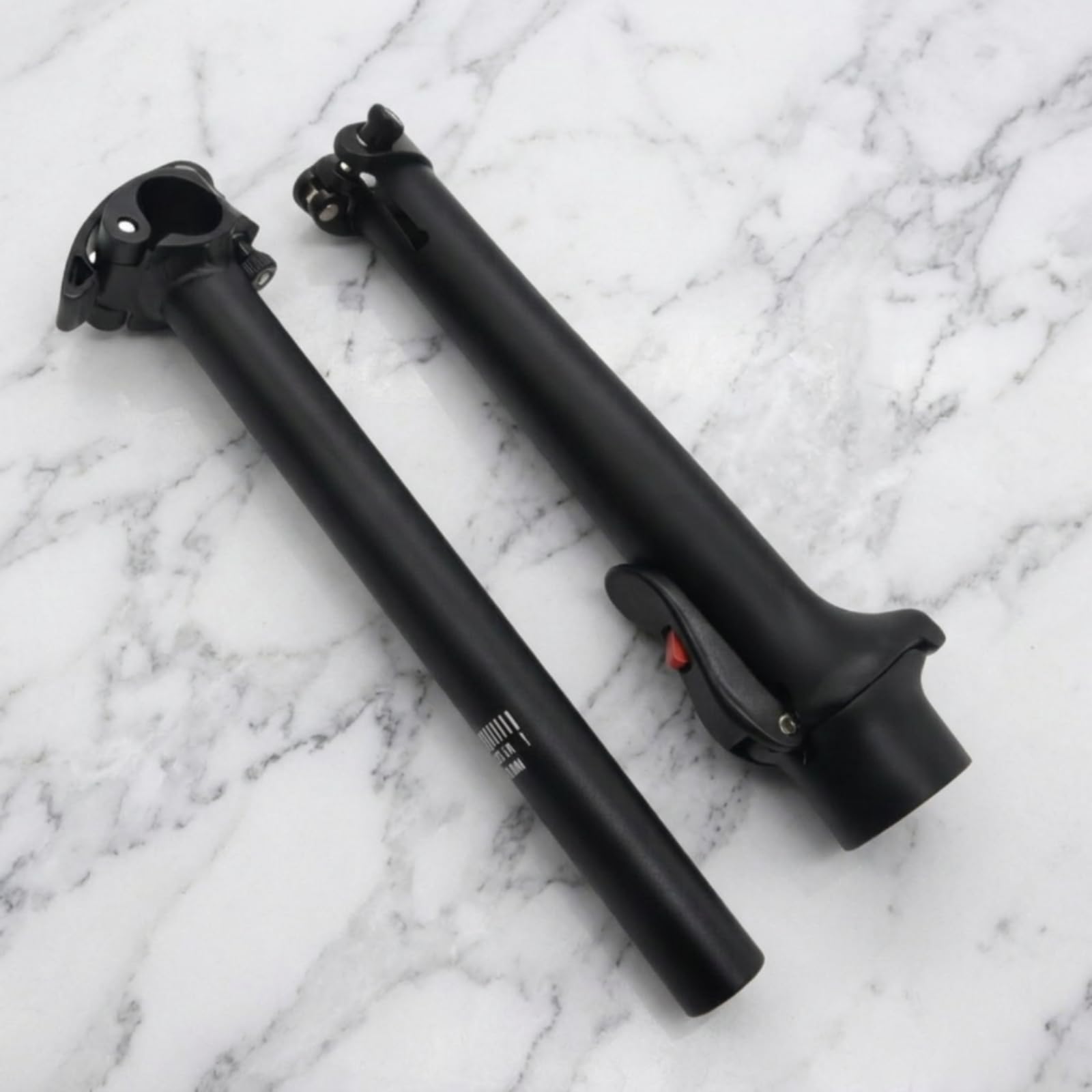 Attacco Manubrio Bici Attacco Manubrio Pieghevole Stelo Manubrio Base Manubrio con Chiusura Rapida E Collegamento Senza, Nero Sabbia, Pieghevole Sinistro Senza Denti
