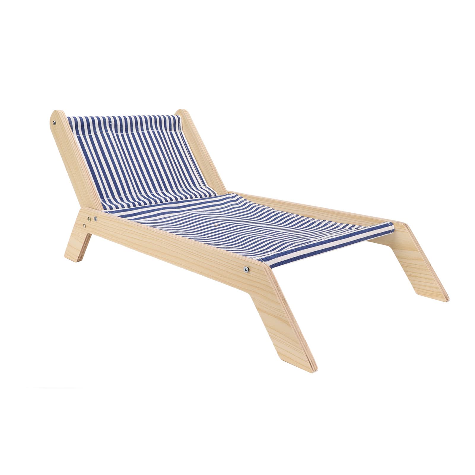Tnfeeon Katzenhängematte mit Holzrahmen für Katzen - Verhindert Schütteln, Schaukelstuhl für Kätzchen, Kratzer, Hochbett, Strand-Lounge-Stuhl, Bequem für alle Jahreszeiten