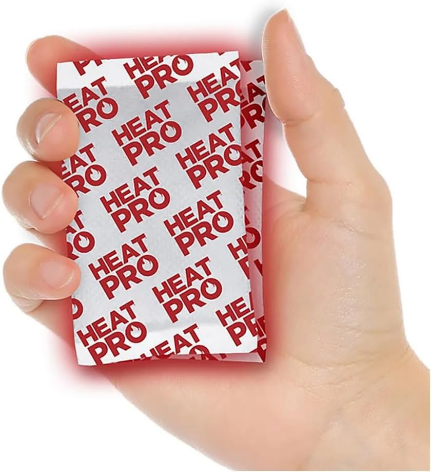 Heat Pro Hand Warmers (40 Pack Pairs) 8 Hours Natural Sports and Outdoor - Toes and Hands Anywhere