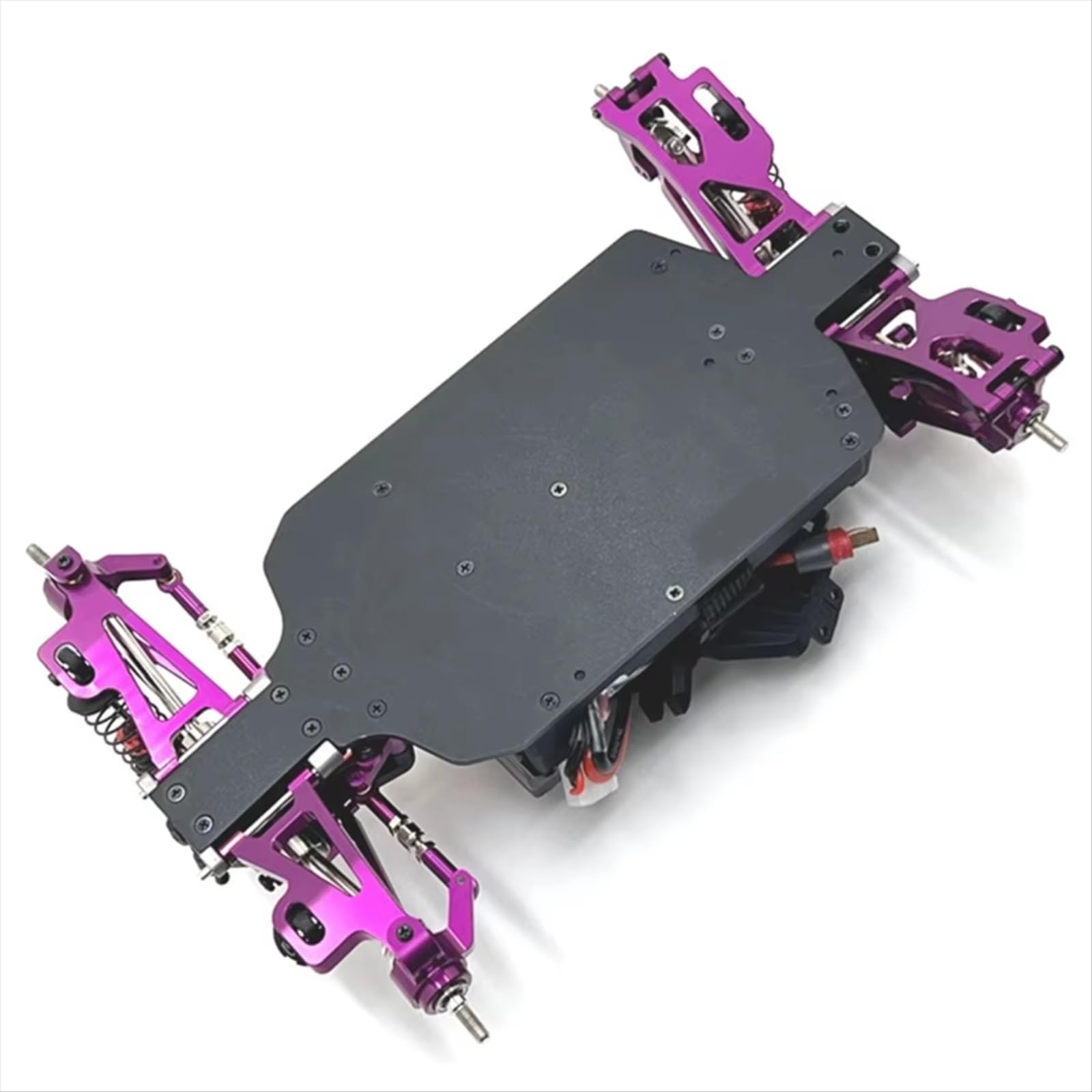pour 14209 14210 1/14 Coupelle Direction pour Bras Oscillant Support Tour D'amortisseur Piliers Carrosserie Pièces Mise À Niveau pour Voiture RC Rc Bloc De Direction