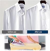 Vista 5 de Funda para tabla de planchar de ajuste universal, resistente 100% algodón funda y almohadilla de hierro, antiadherente quemado y resistente a