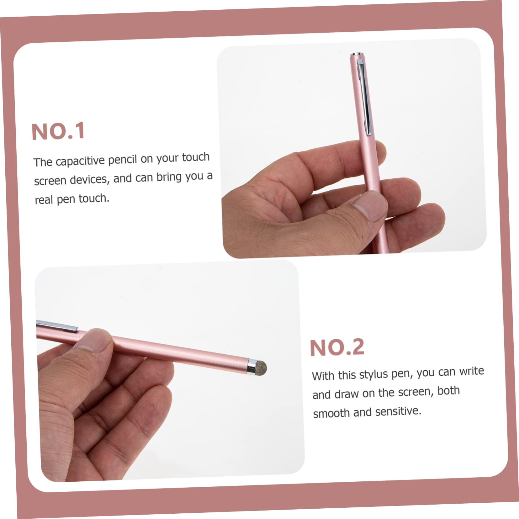 ABOOFAN 20pezzi Pennino Capacitivo Penna Touch Per Tablet e Smartphone Alta Sensibilità Design Ergonomico Perfetta Per Disegno e Noteggiatura Leggera e Facile Da Trasportare