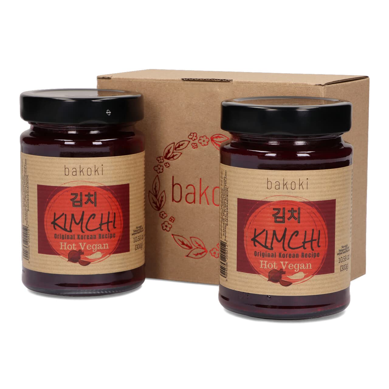 Bakoki 백김치 Baek‑Kimchi – Kimchi blanco, suave y sin picante, fermentado tradicionalmente, con baja emisión de olores – 2 × 300 g (ideal para almuerzos, bowls y guarniciones) — view 12