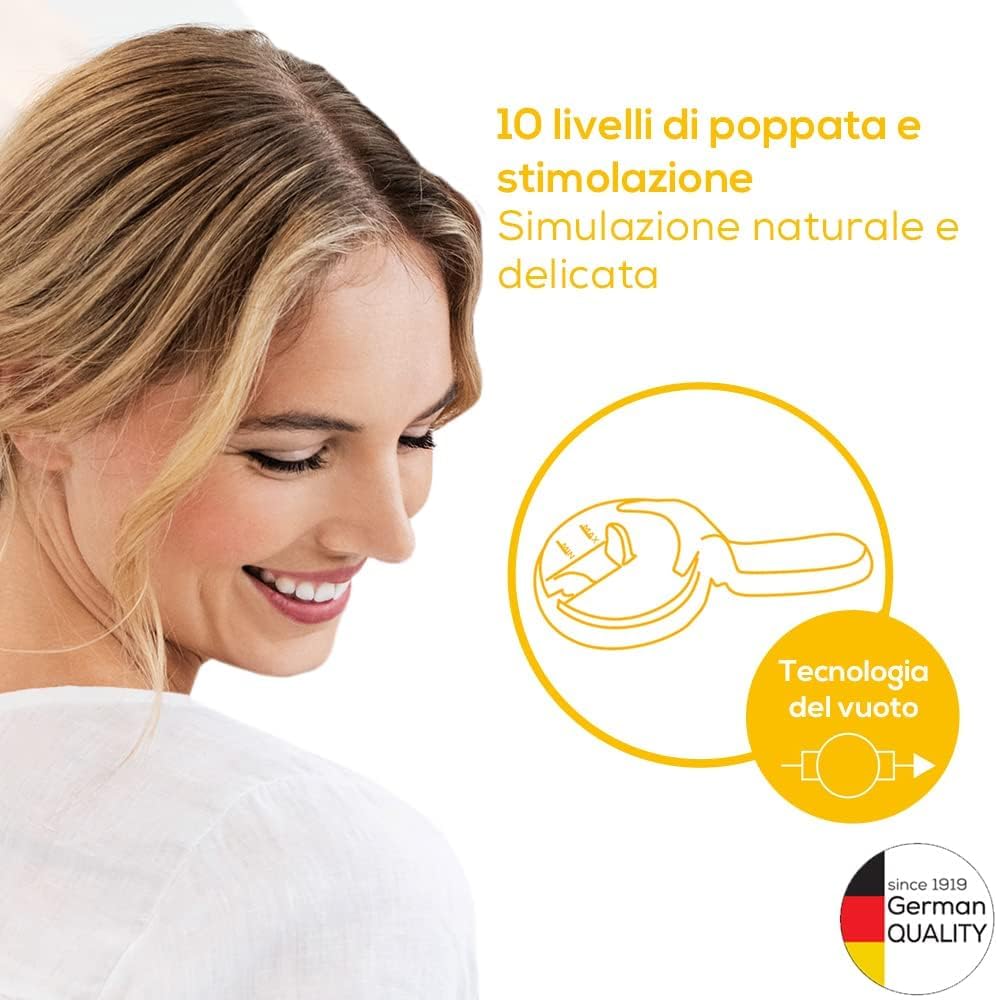 Beurer 953.06 BY40 Tiralatte Elettrico con Simulazione della Poppata Naturale e Accessori