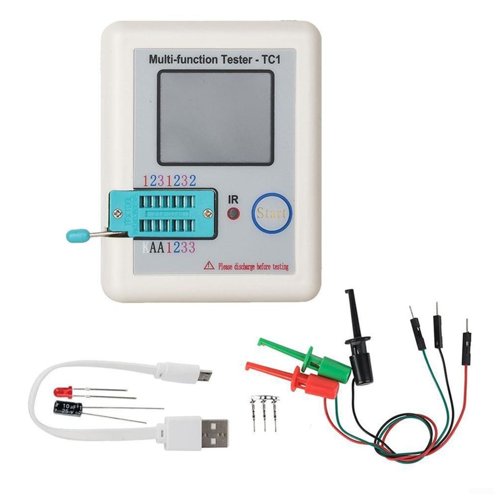 Elettronica della prova efficiente LCRTC1 1 8" rivelatore variopinto della componente dell'esposizione