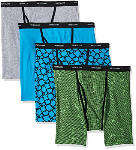 Image of Fruit of the Loom Men's No Ride Up Boxer Brief