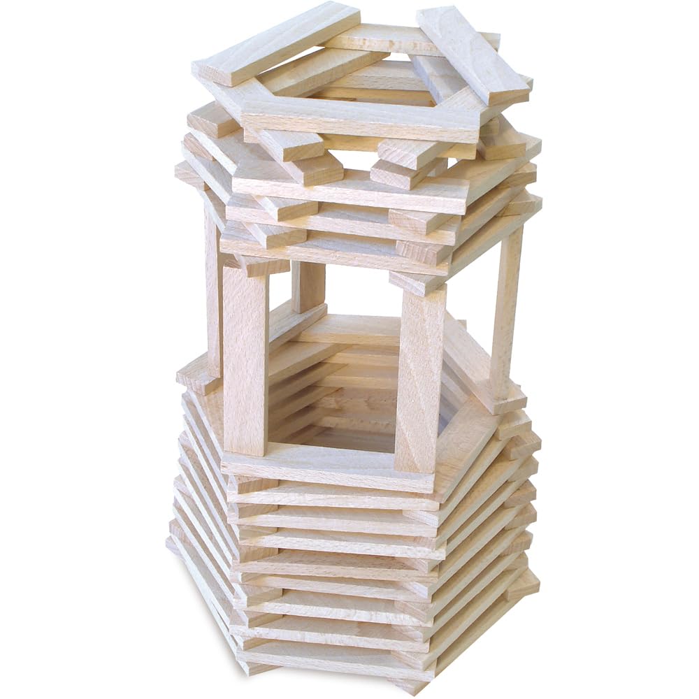 Vilac - Batibloc Classic, 200 Piezas en Madera Maciza (2134)