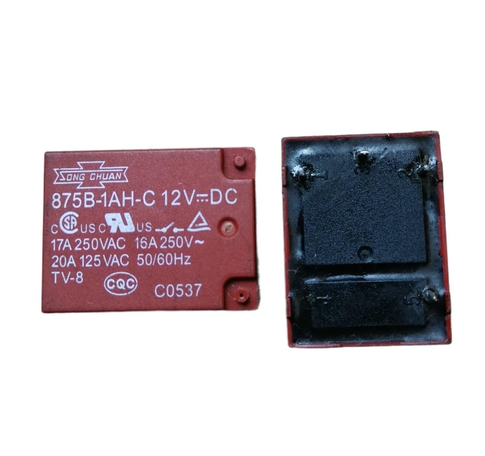 AQHYEBNSR 10pcs Original New Relay 875B-1AH-F-C-12V 875B-1AH-F-C-DC12V 875B-1AH-F-C-12VDC 875B-1AH-F-C M02 4PINS 17A 12VDC(12V)