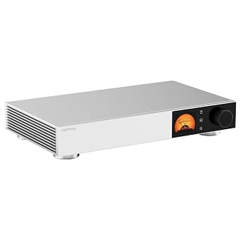 TOPPING D900 Ultra-Flagship DAC with Self-Developed PSRM 1-Bit Architecture, 140dB THD, Bluetooth LDAC, PEQ Tuning, Full-Color Display, USB/Coax/Optical/IIS Inputs Silver