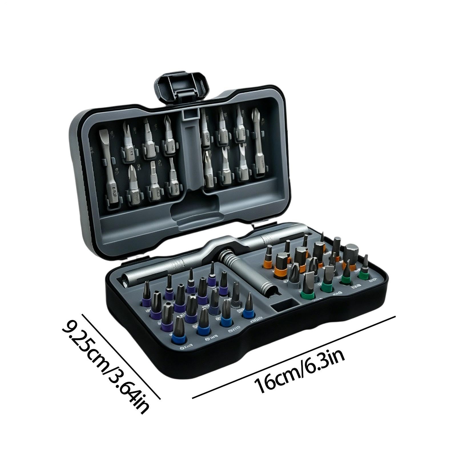 Set Cacciaviti Di Precisione Kit Attrezzi Portatile di Precisione con | Set Cacciavite con Cricchetto Per Riparazione Mobili Elettrodomestici Elettronica Casa Elettricista