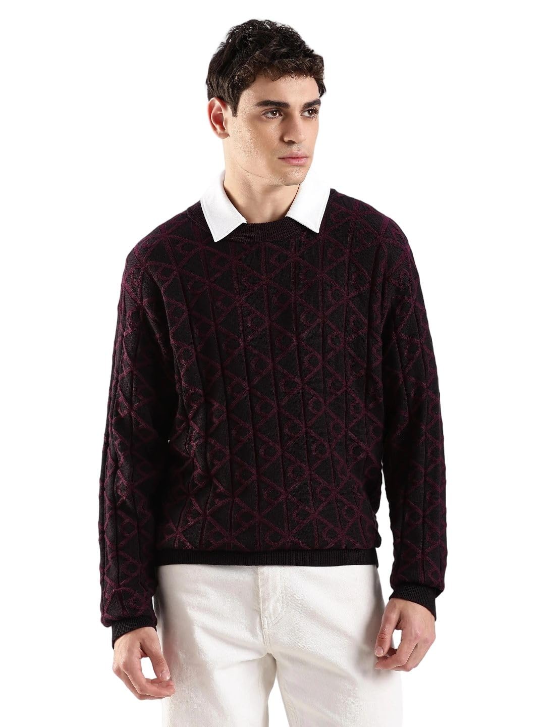 calvin klein jeans Quilted Relaxed fit Cotton Sweater-picture-39