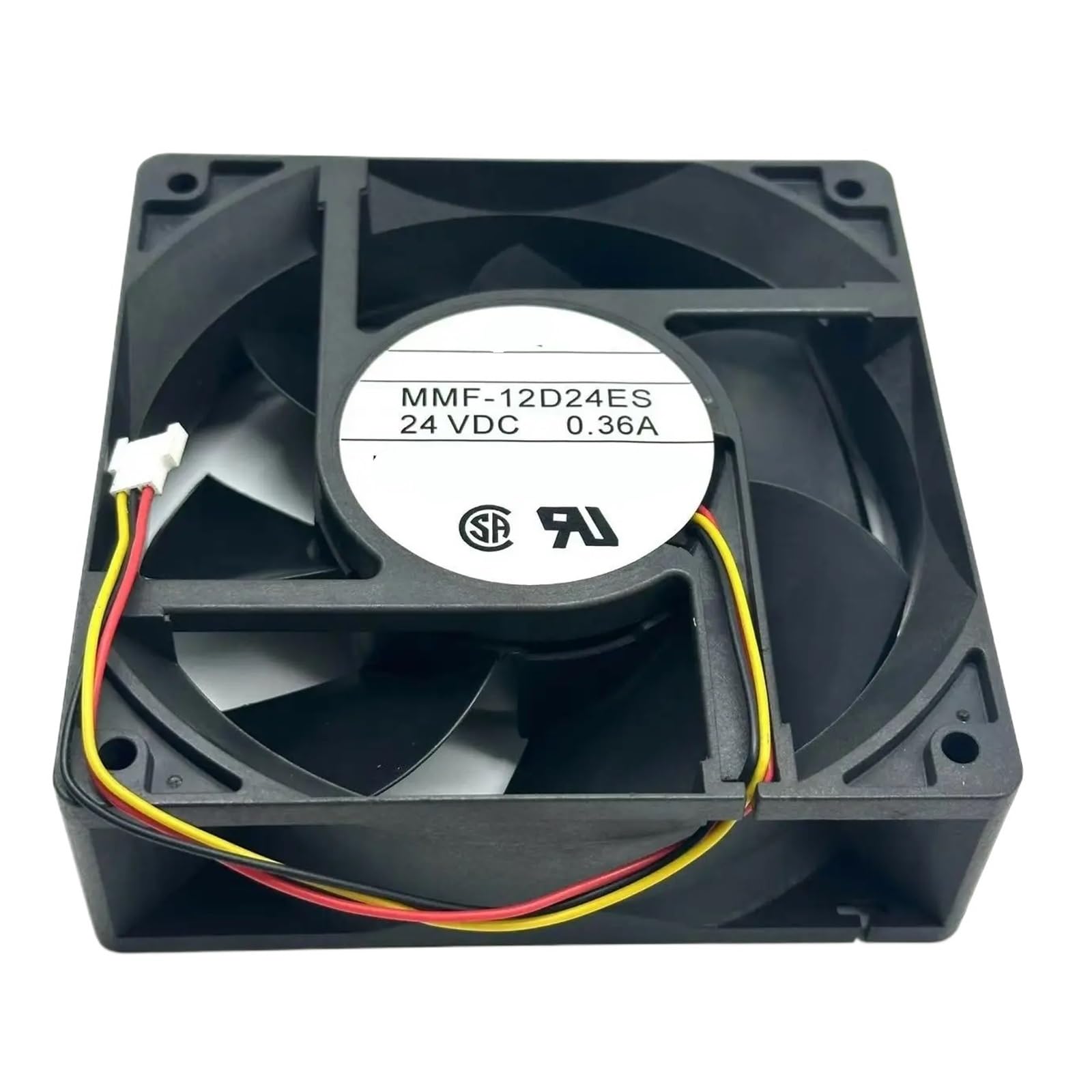 WEUSANXPL MMF-12D24ES DC 24V 0.36A 120x120x38mm 3-Wire Cooling Fan