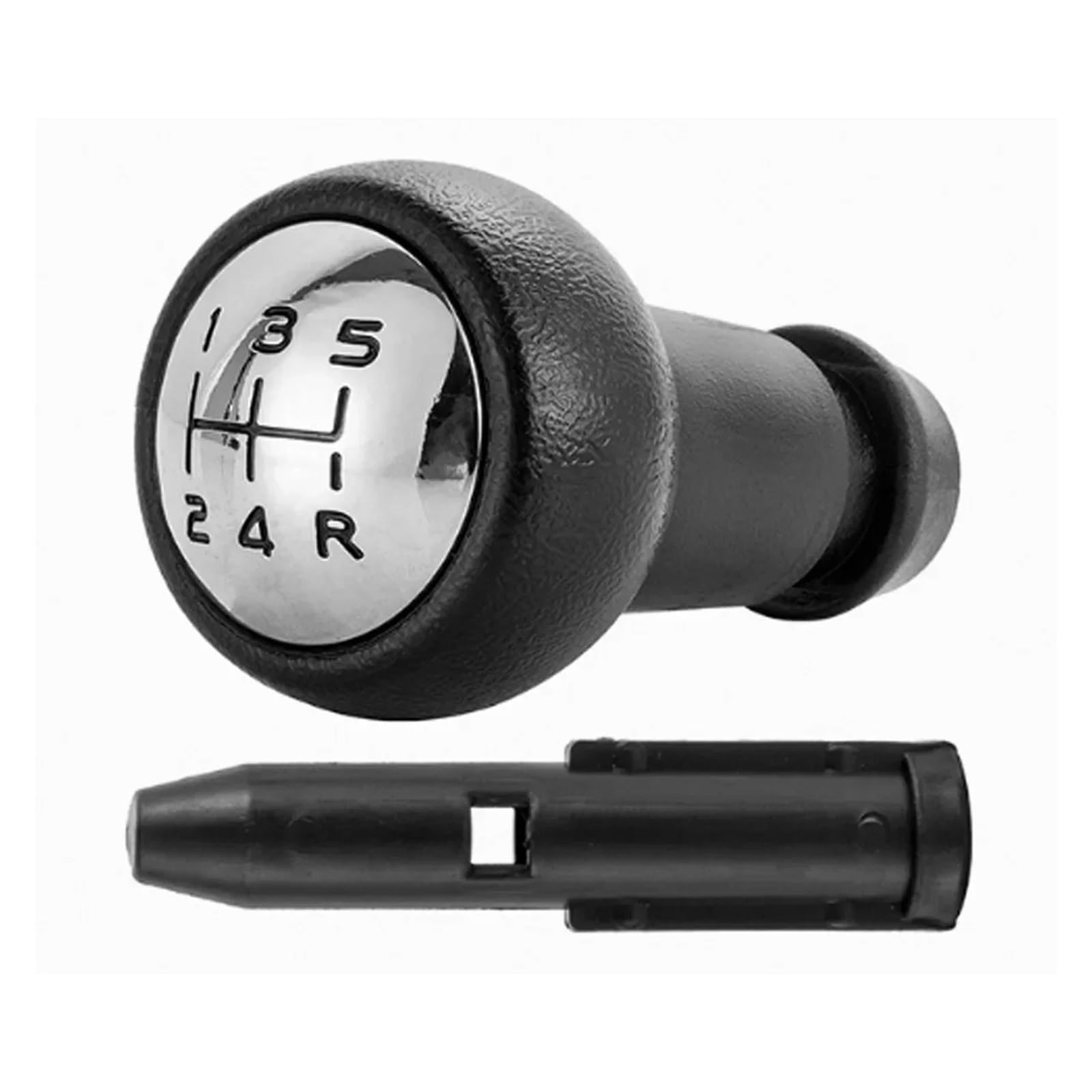 Jxewmtmc for Peugeot 106 206 306 406 107 207 307 407 301 308 2008 3008 Car Manual Transmission Auto Gear Shift Knob Gear Stick Shift Cover(Silver)