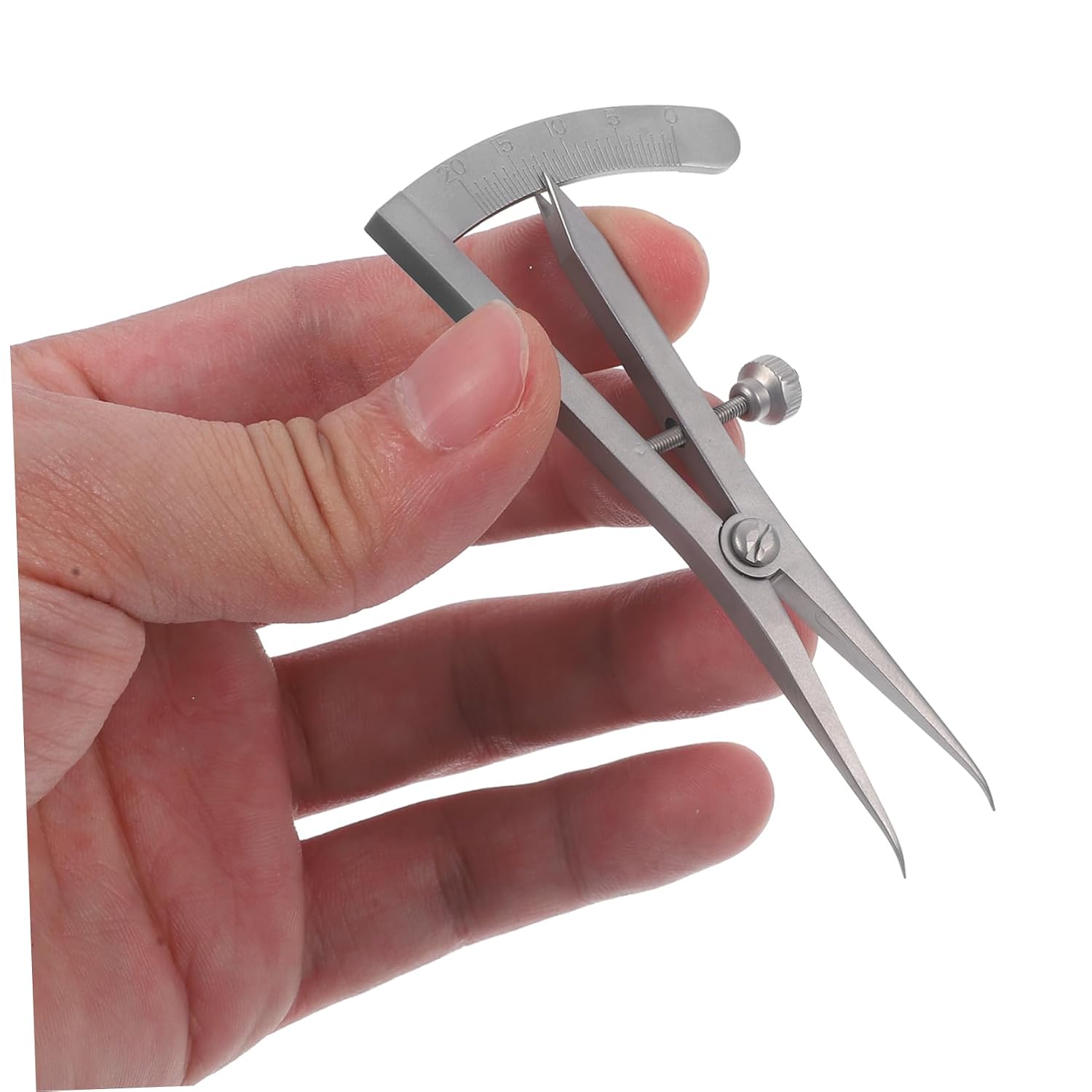 CALLARON Double Eyelid Caliper Stainless Steel Eye Gauge Eyelid Ruler for Accurate Measuring
