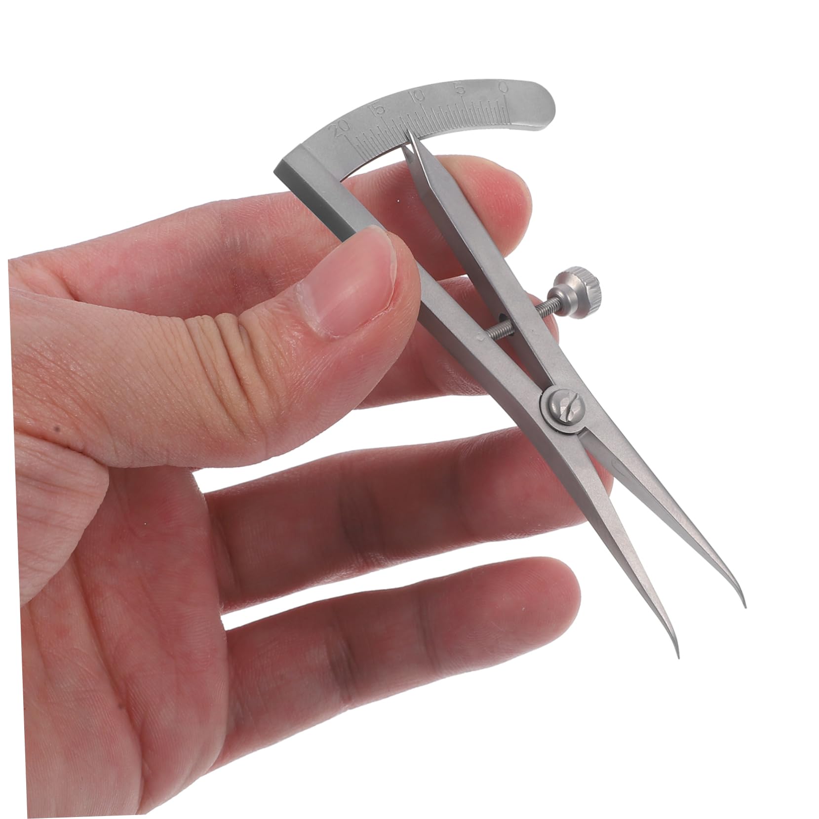 TOVINANNA 3pcs Eyelid Gauge Double Eyelid Measuring Tool Steel Screw Bending Head Small Lightweight Design