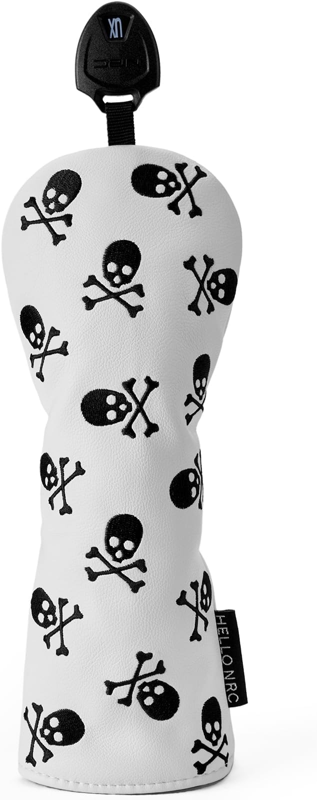 Gbourly Skeleton Golf Club Skull and Crossbones Driver, Fairway Wood and Hybr...