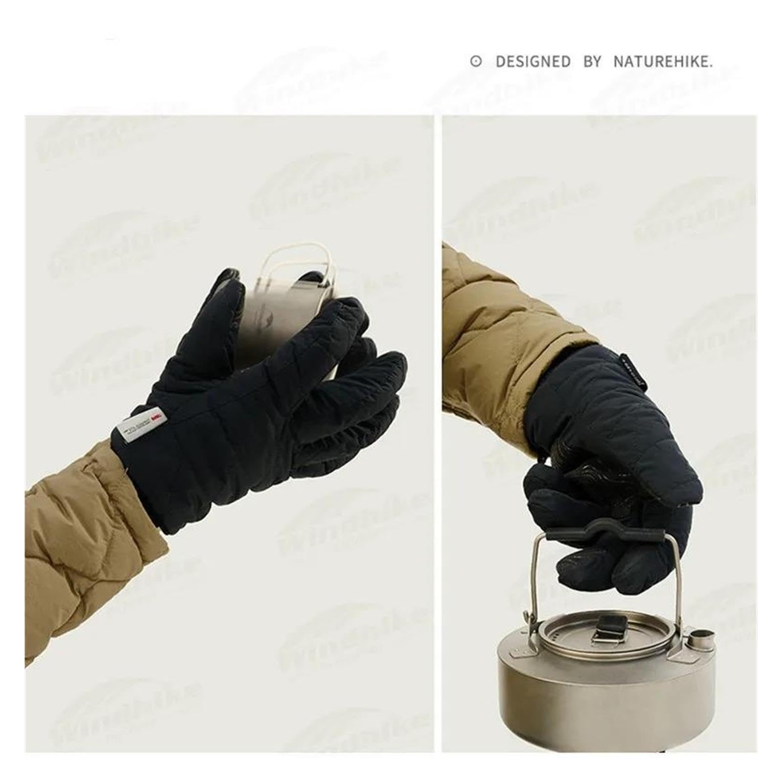 1 Uds. Guantes de algodón de invierno ultraligeros for mantener el calor
