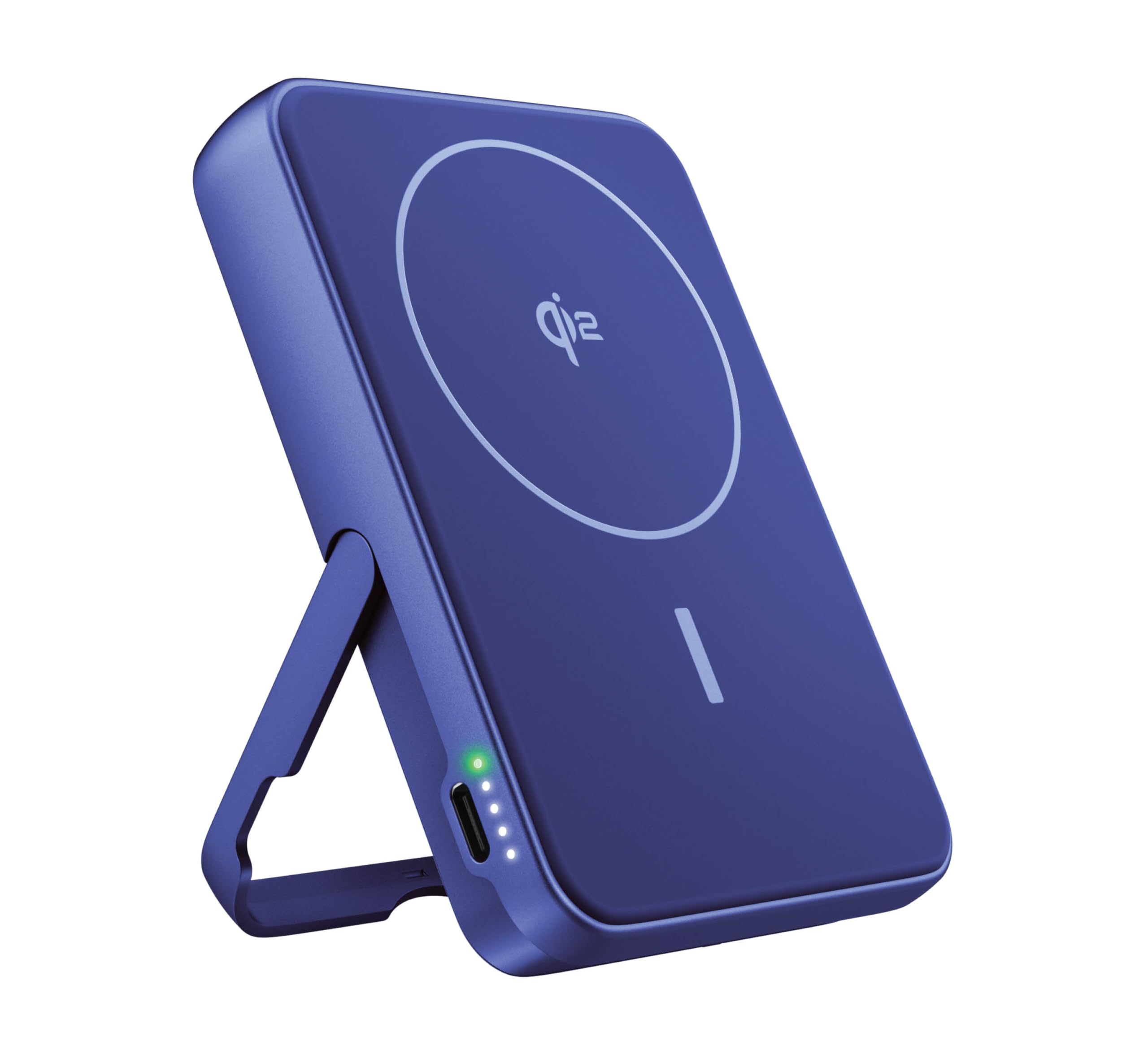 Fresh 'n Rebel Batería Externa Magnética Portátil 10000mAh - Compatible MagSafe - Qi2-15W Carga Rápida Inalámbrica - Power Bank iPhone 17/16/15/14/13/12 y Android Qi - Ultradelgada (True Blue)