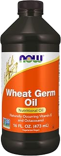 NOW Supplements, Wheat Germ Oil with Essential Fatty Acids (EFAs), Nutritional Oil, 16-Ounce