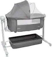 Berço Co-Bed Safety 1st, Lounge com Balanço Automático - Grey