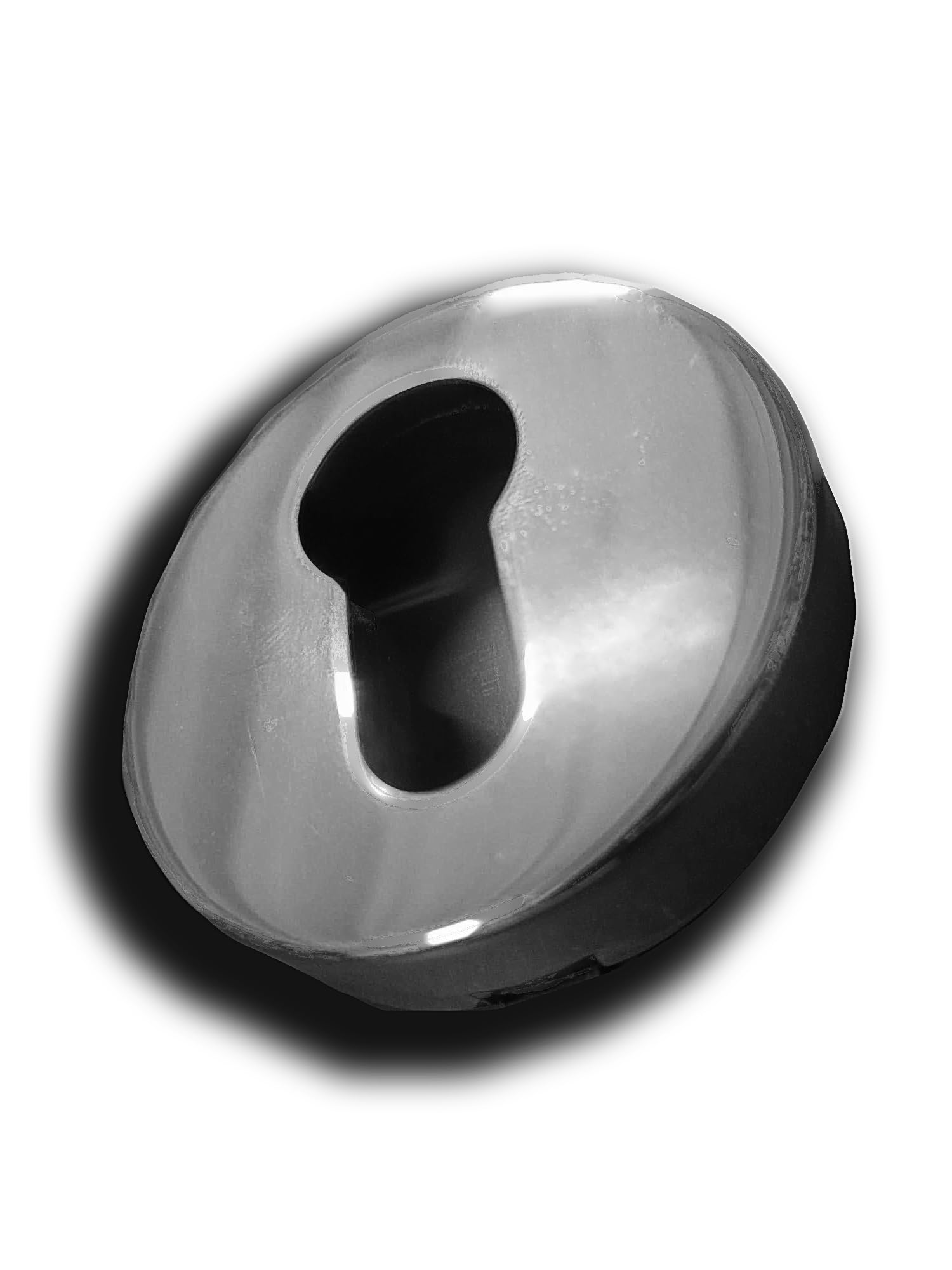 Coppia Di Rosette "ELSA" - Con Nottolino Con Indicatore - In Acciaio - Foto 2