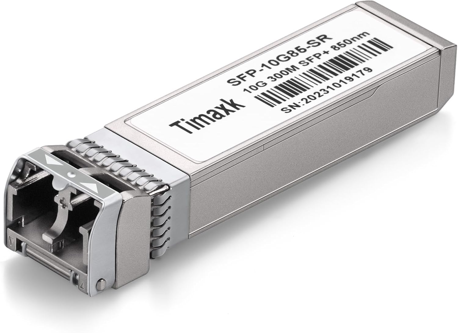4Pack 10GBase-SR SFP+ Transceiver, SFP Multi-Mode Fiber LC Module, 10G 850nm MMF up to 300 Meters, Compatible with Cisco, Ubiquiti, Mikrotik, D-Link, Netgear, Qnap, Linksys and More