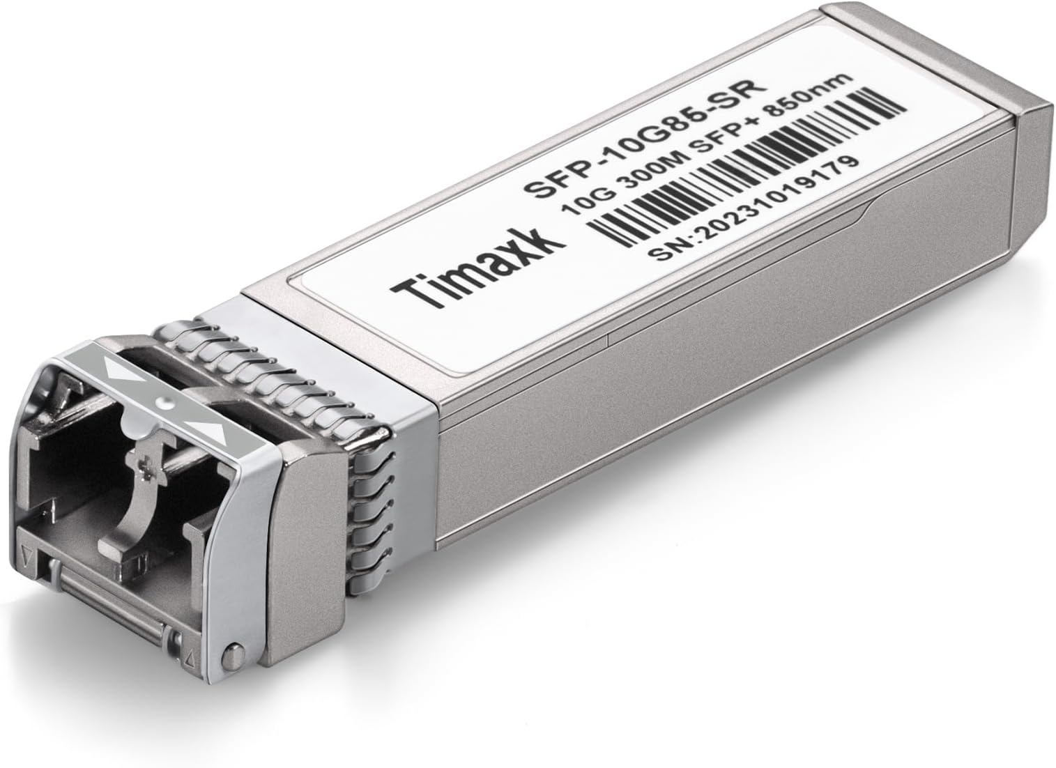10GBase-SR SFP+ Transceiver, SFP Multi-Mode Fiber LC Module, 10G 850nm MMF up to 300 Meters, Compatible with Cisco, Ubiquiti, Mikrotik, D-Link, Netgear, Qnap, Linksys and More