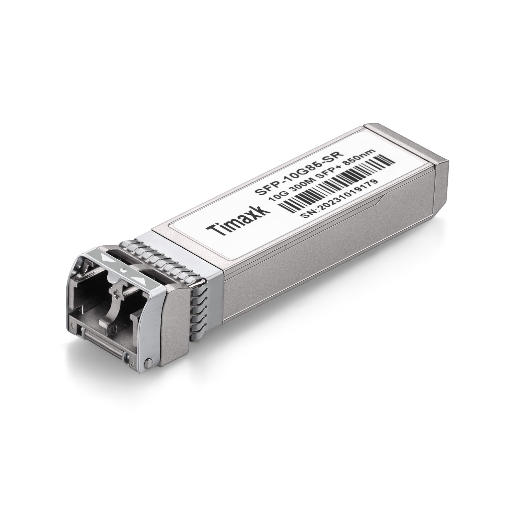10GBase-SR SFP+ Transceiver, SFP Multi-Mode Fiber LC Module, 10G 850nm MMF up to 300 Meters, Compatible with Cisco, Ubiquiti, Mikrotik, D-Link, Netgear, Qnap, Linksys and More
